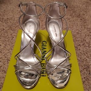 Gianni Bini Silver Heels